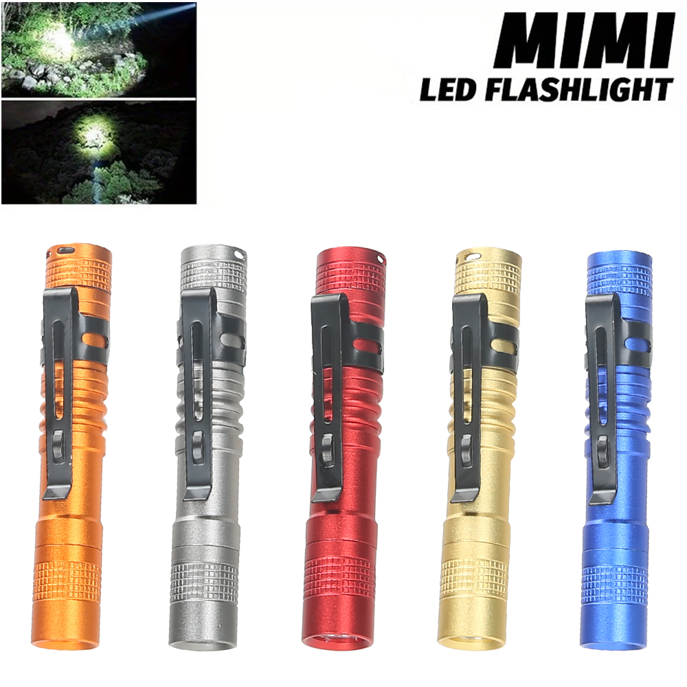 Outdoor Lighting Panel - Mini stylo LED Portable avec pince,