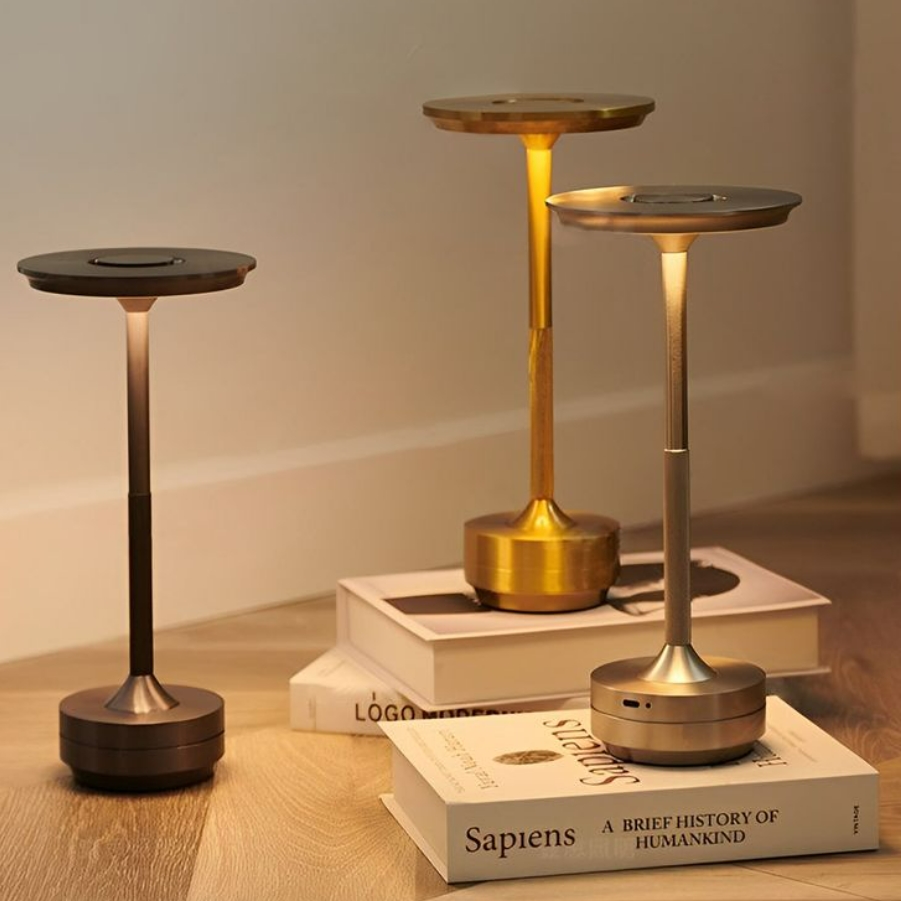 Outdoor Lighting Restaurant - Lampe de Table sans fil, Rechargeable,
