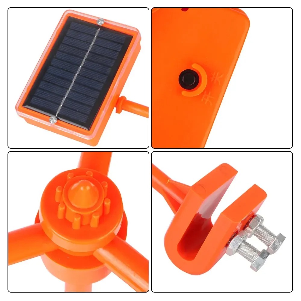 Photocell Outdoor Lighting - Énergie solaire et éolienne 360 °
