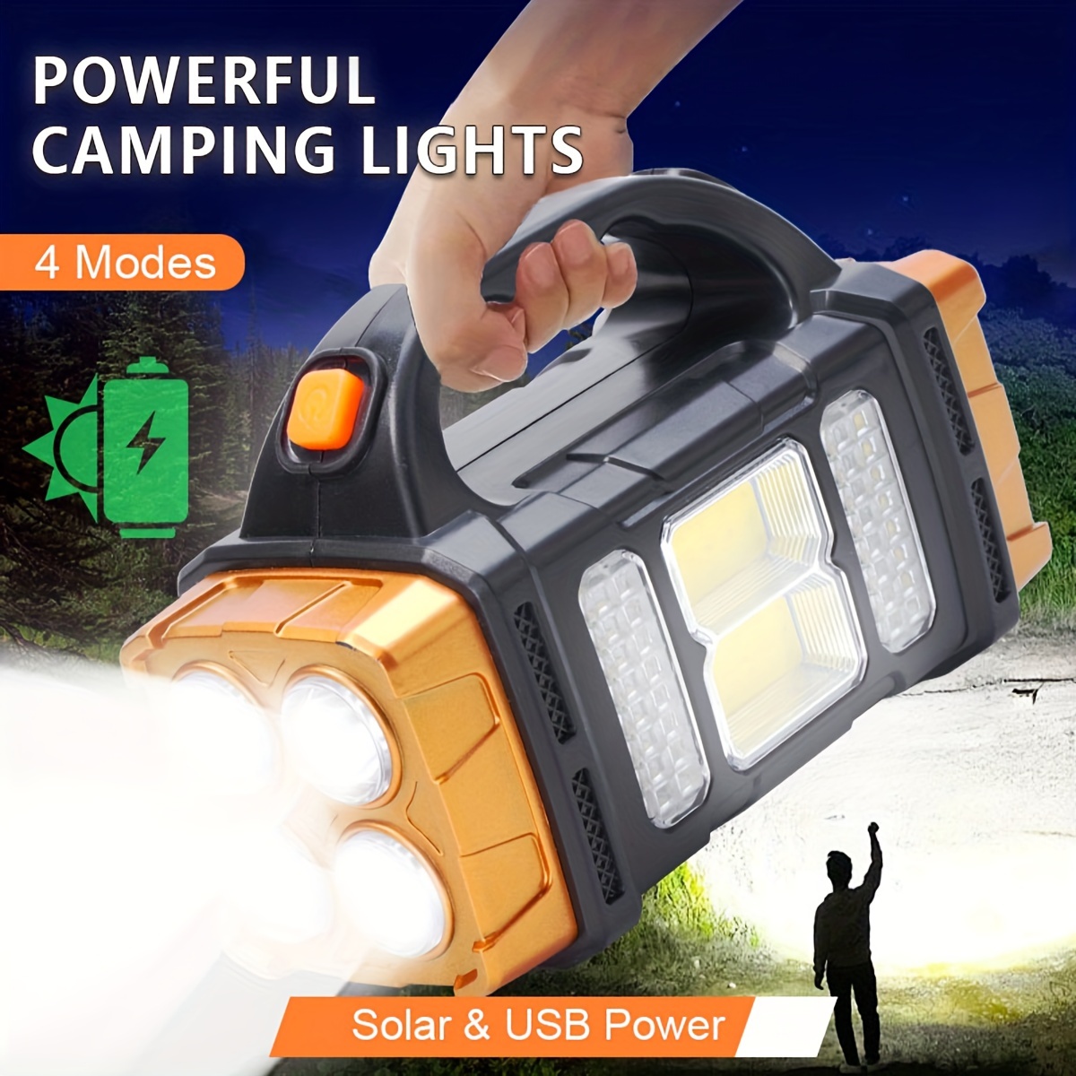 Photocell Outdoor Lighting - Nouvelle lampe torche LED solaire rechargeable