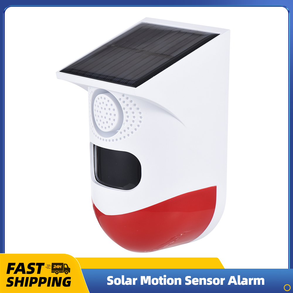 Photocell Outdoor Lighting - Capteur de mouvement solaire alarme extérieure
