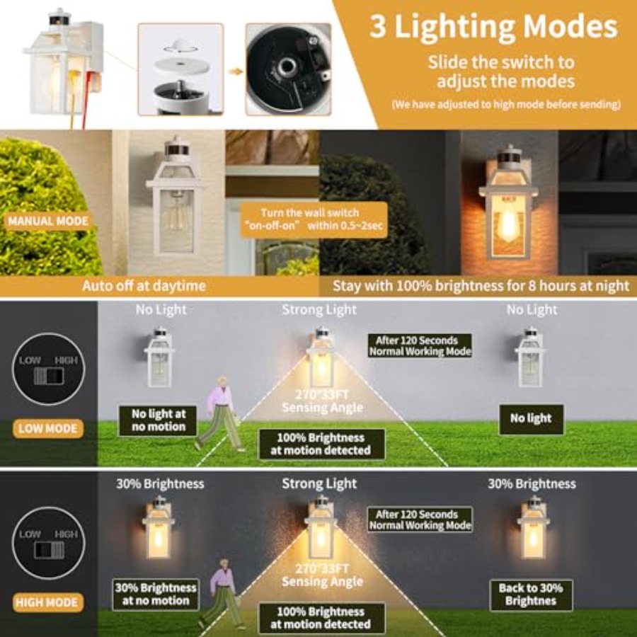 Lampes de porche avec prise GF - Outdoor Lighting No Outlet avis et prix