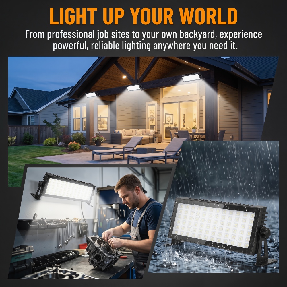 Lampes LED pour atelier, 144W  - Outdoor Lighting No Outlet avis et prix