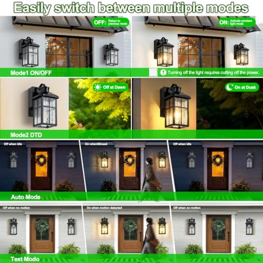 Lampe de porche avec prise et  - Outdoor Lighting No Outlet avis et prix