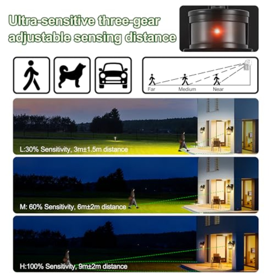 Lampe de porche avec prise et  - Outdoor Lighting No Outlet avis et prix