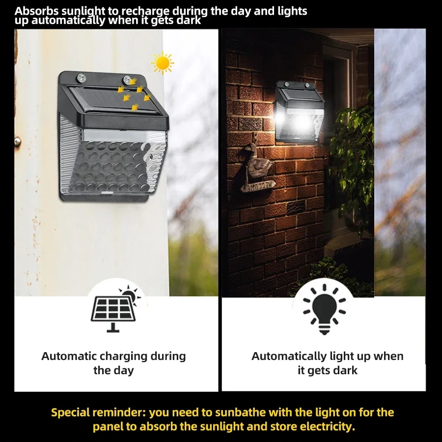Lampe solaire LED avec capteur - Photocell Outdoor Lighting avis et prix