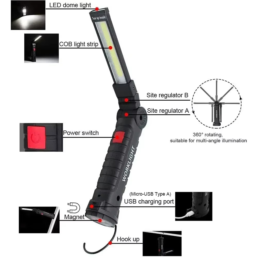 Lampe de poche LED Portable av - Outdoor Lighting Ideas avis et prix