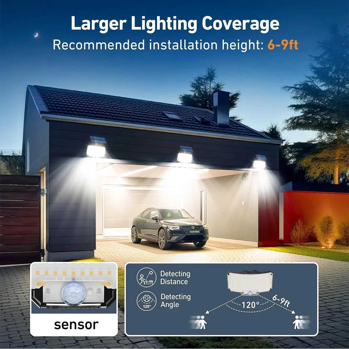 Lampes solaires d'extérieur 23 - Motion Sensor Outdoor avis et prix