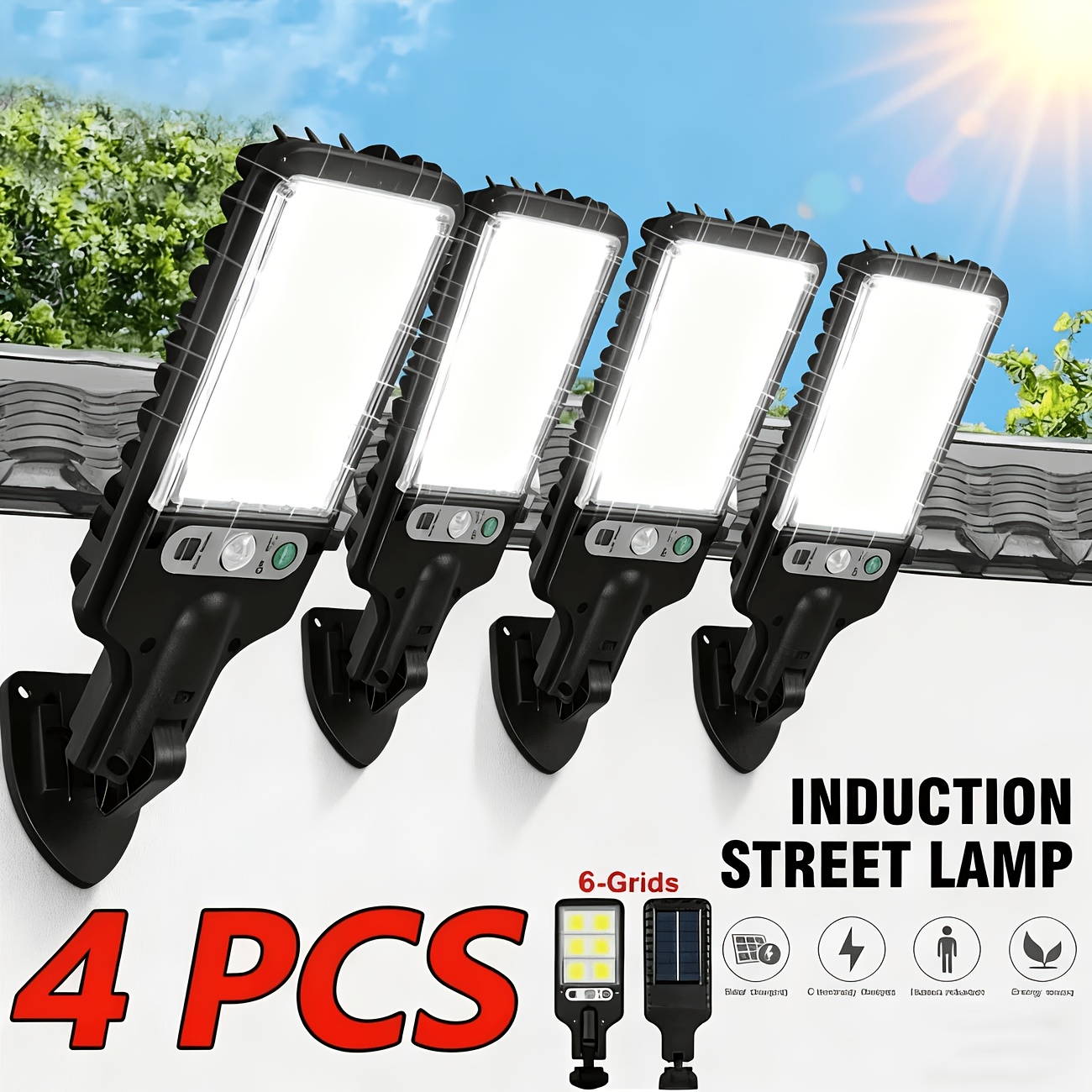 Lampe solaire de rue extérieur - Outdoor Lighting Dusk To Dawn avis et prix