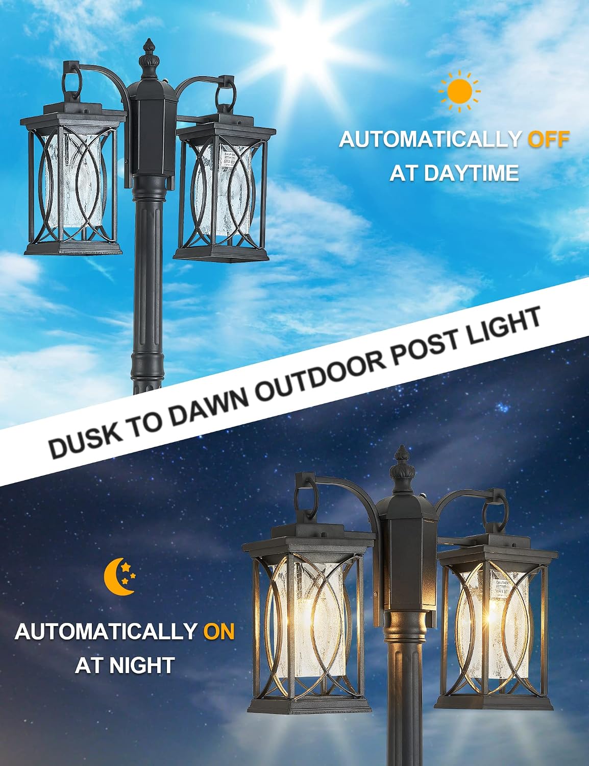 Lampadaire extérieur moderne à - Outdoor Lighting No Outlet avis et prix