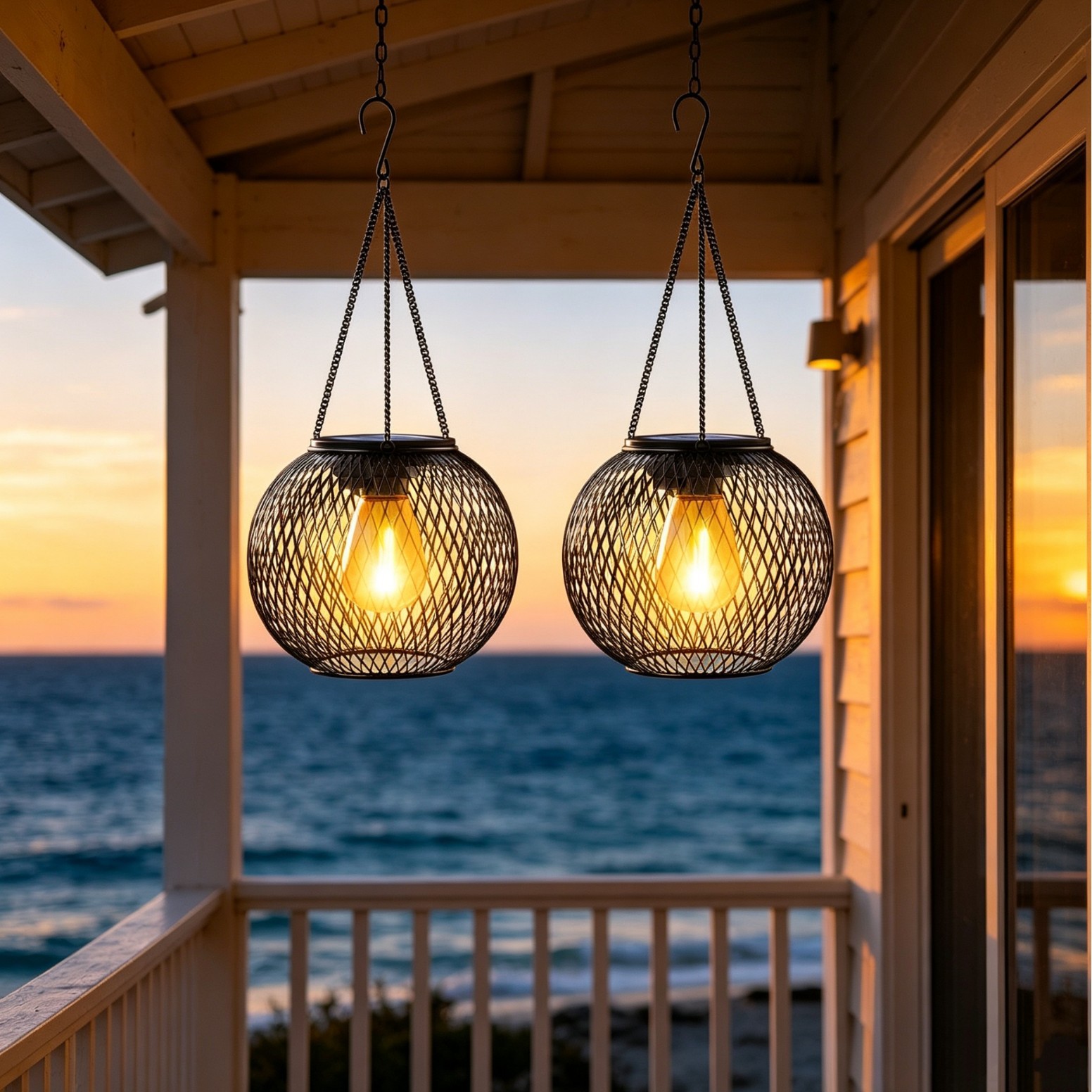 Lampe solaire LED suspendue po - Photocell Outdoor Lighting avis et prix