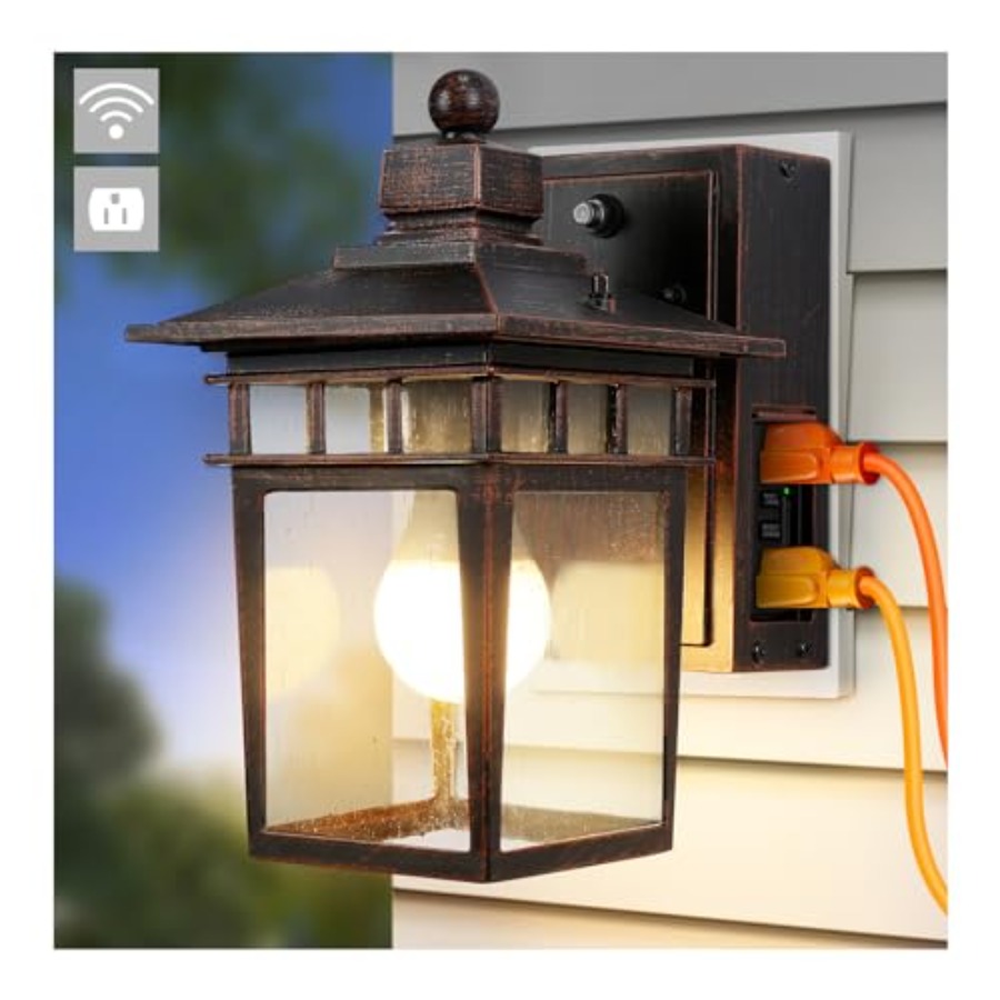 Lumière extérieure avec prise  - Outdoor Lighting Dusk To Dawn avis et prix
