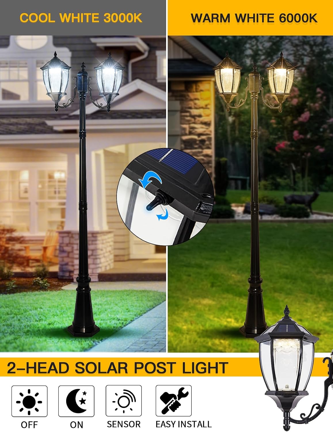 Lampes solaires extérieures su - Outdoor Lighting Dusk To Dawn avis et prix