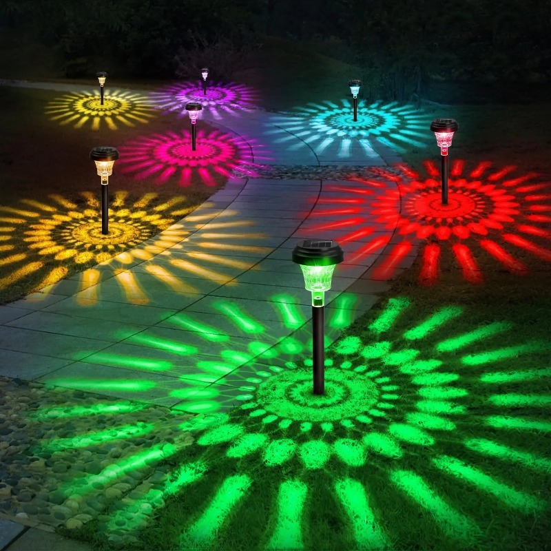 Lampe solaire à changement de  - Outdoor Lighting Dusk To Dawn avis et prix