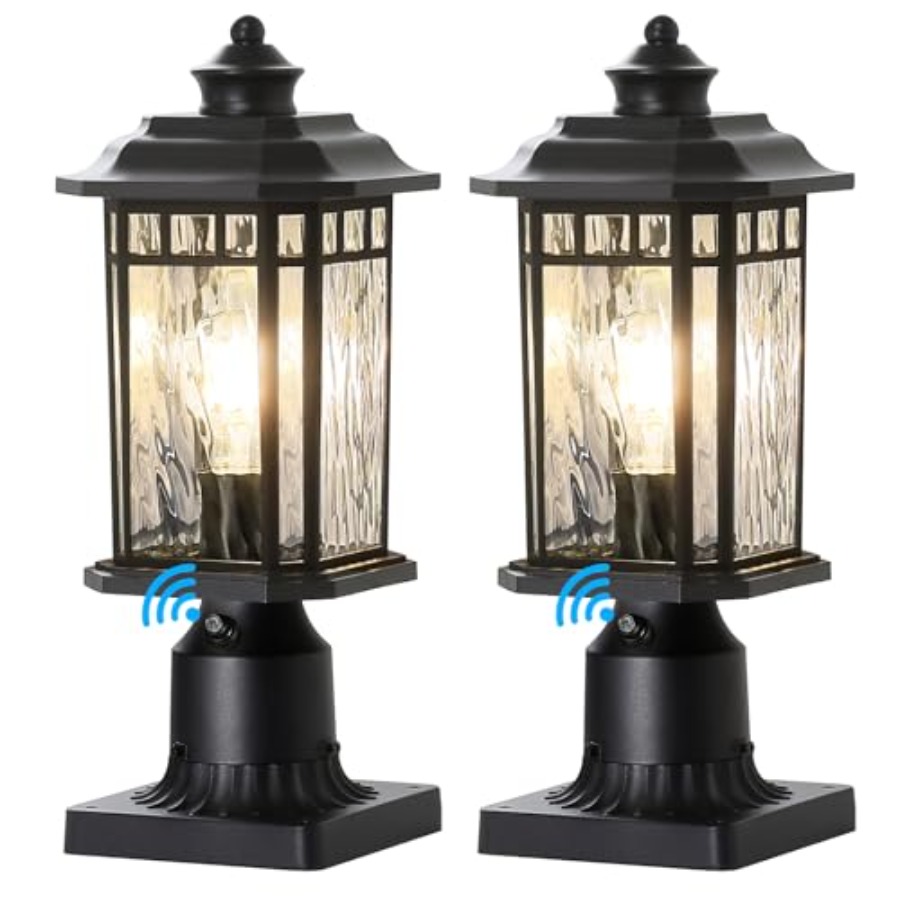 Lot de 2 lampadaires d'extérie - Outdoor Lighting Dusk To Dawn avis et prix