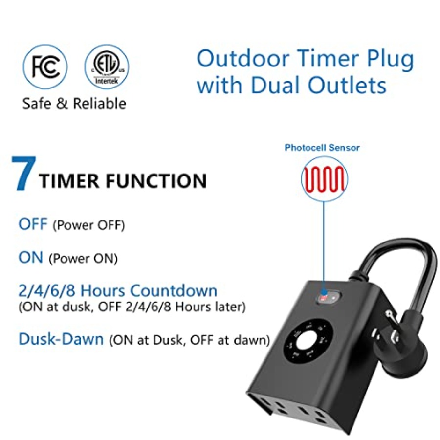 Minuteur extérieur pour éclair - Outdoor Lighting No Outlet avis et prix