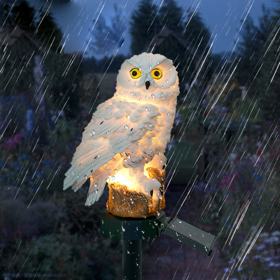 Statue de hibou solaire, lumiè - Photocell Outdoor Lighting avis et prix