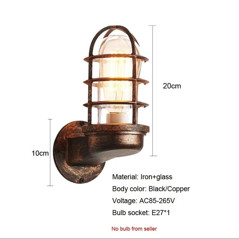 Lampes murales vintage style l - Outdoor Lighting Restaurant avis et prix