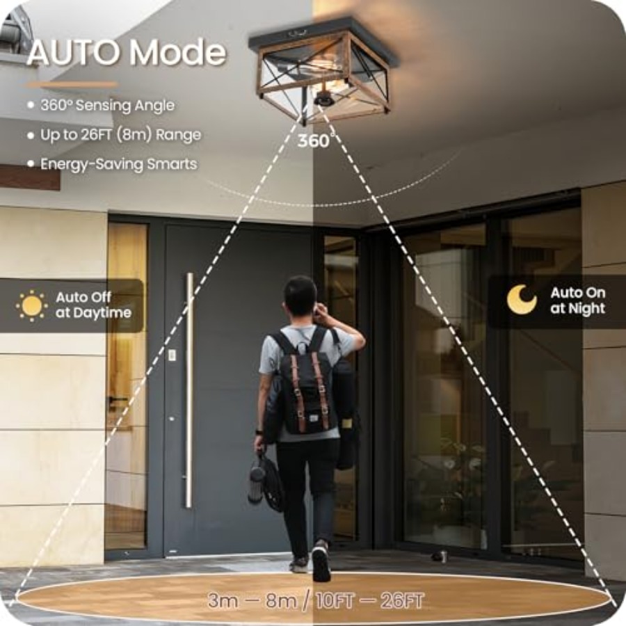 Plafonnier extérieur avec déte - Motion Sensor Outdoor avis et prix