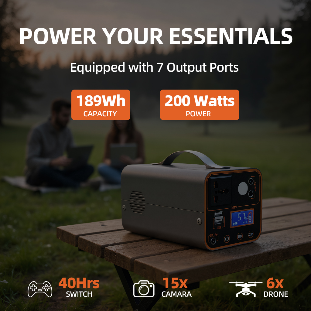 Station d'alimentation portabl - Outdoor Lighting No Outlet avis et prix