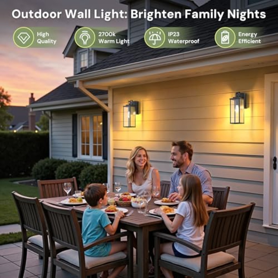 Lampes murales extérieures amé - Outdoor Lighting No Outlet avis et prix