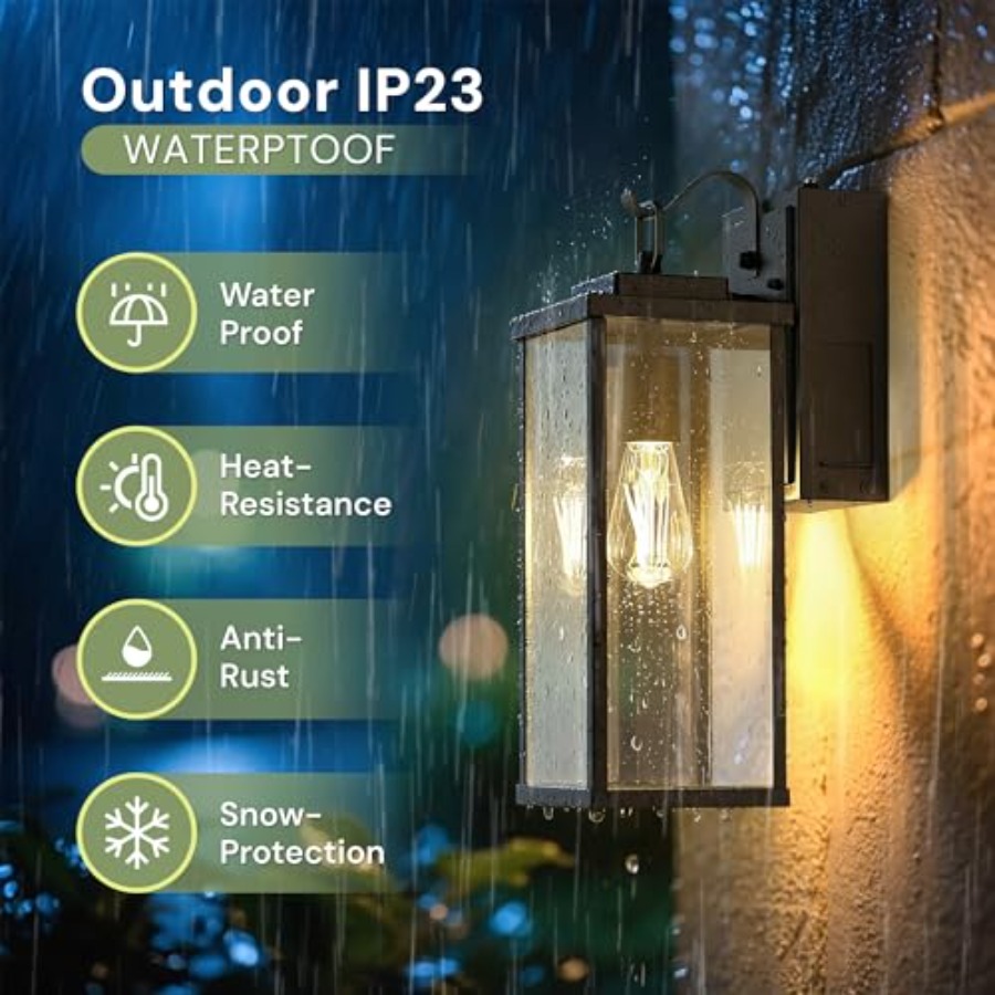 Lampes murales extérieures amé - Outdoor Lighting No Outlet avis et prix