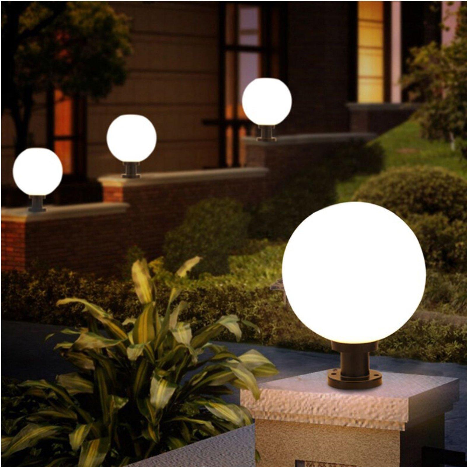 Lampe solaire sphérique d'exté - Outdoor Lighting Dusk To Dawn avis et prix